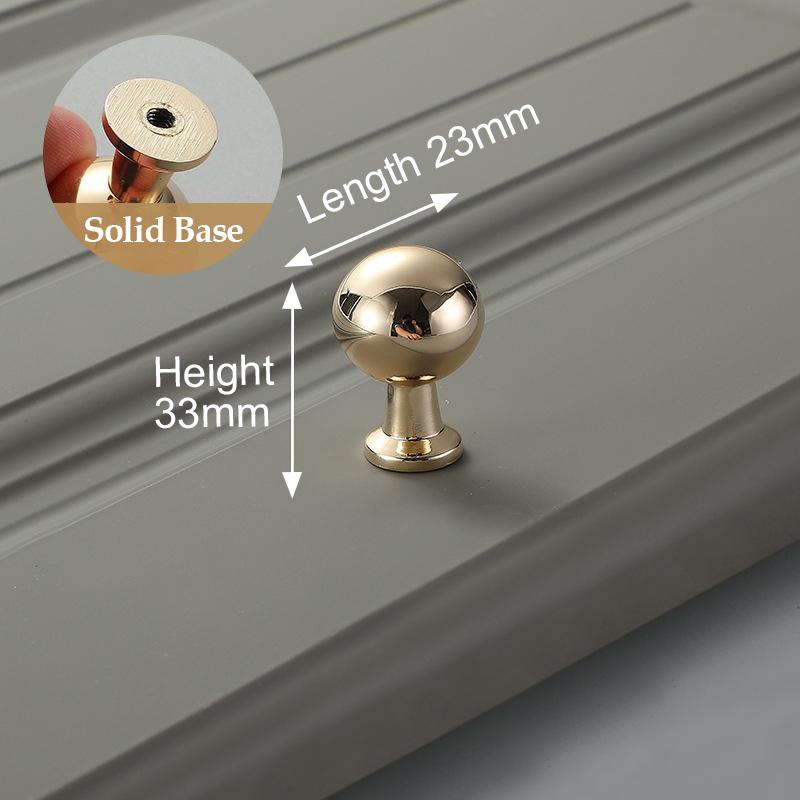 KAK Zinc Alloy Bright Gold Cabinet Pulls Light Luxury Stylish Kitchen Handles for Furniture Drawer Knobs Cabinet Hardware