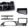 Black Matte Interior Radio Console 9 Inch Car Fascia Dash Kit for NIVA 2009-2020 LADA Modification TRAVEL2020+ LHD, Stereo Frame Bezel Adapter Android
