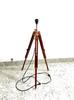 Copper Antiqued Nautical Wooden Adjustable Tripod Shade Lamp Stand Bedroom & Office Conner Décor