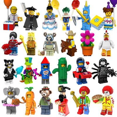 Wholesale Cartoon Clown & God of Wealth Building Block Toys