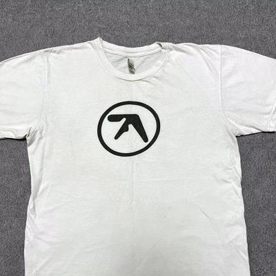 Aphex Twin Bílé Páskové Tričko Koncert The Prodigy Plná Velikost S-5XL Unisex Tričko