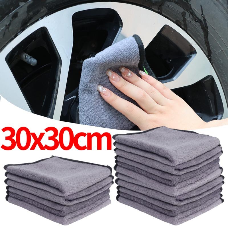 Microfiber Car Cleaning Towels Super Absorbent Thicken Soft Drying Cloth Household Auto Body Washing Towels Double Drying Cloth