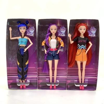 11in Kpop Dämonenjäger Vinyl-Figuren Neu K-POP Demon Slayer Miniaturen Puppe Lumimila Zoey Desktop Ornament Dekoration Geschenke