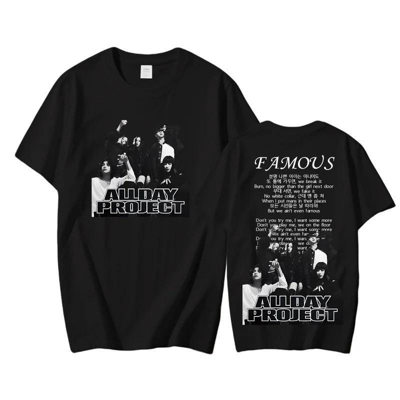 

2026 ALLDAY PROJECT Летняя Футболка Хип-Хоп Круглый Вырез Футболка Camiseta Hombre Готическая Высокое Качество Футболка Рукав Одежда Хлопковые Топы 4XL