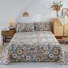 Creative Ethnic Flower Bed Sheet Set 3Pcs Cotton Thickened Bed Sheets Pillowcases Luxury Nordic Queen King Size Bedding Set