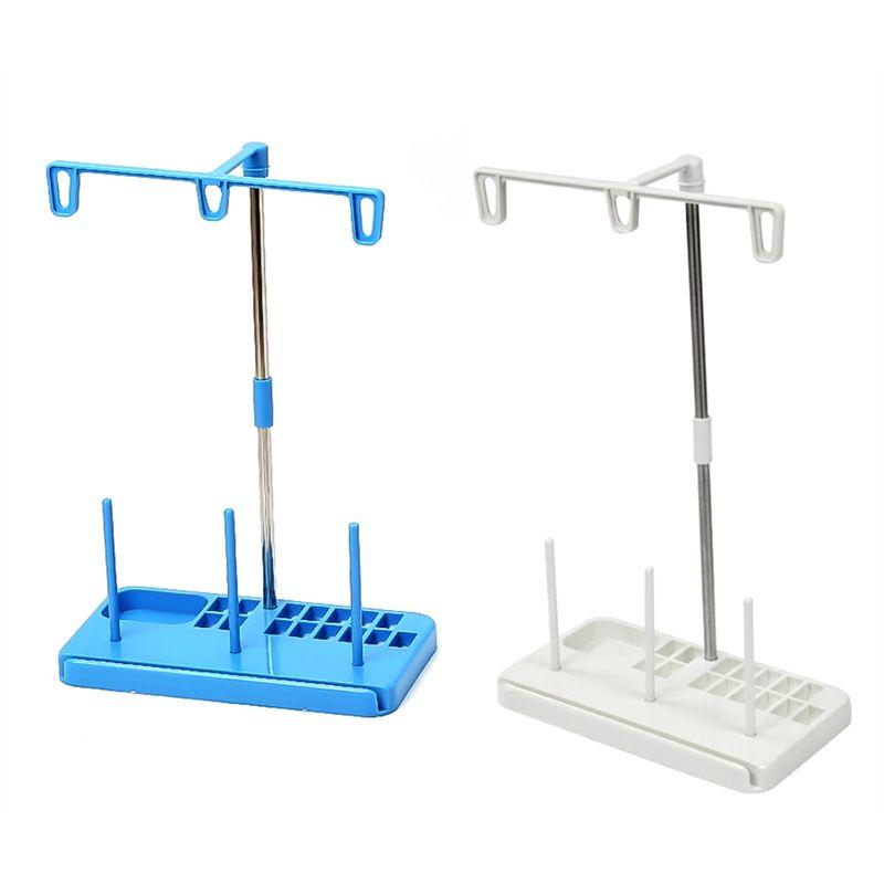 

A84E-2Pcs Thread Holders,Thread Organizer For Embroidery And Sewing Machines,Thread Rack For 3 Spools Of Thread
