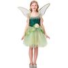 120150C Children's Flower Fairy Mesh Princess Dress Cos Elf Performance Costume