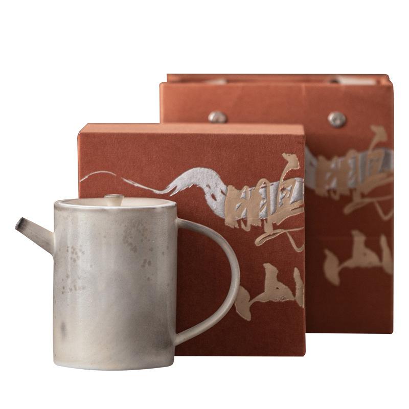 Upright Hand Pot Household Chinese Retro Hand Pot Coarse Pottery Kung Fu Tea Set Teapot Accompaniment