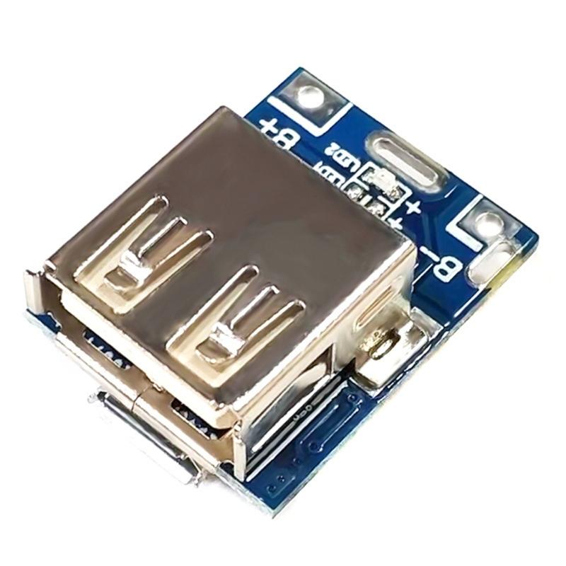 Pack of 10pcs 5V Step Up Board for Lithium Battery Charging Protections with Build-in Intelligent Temperature Control