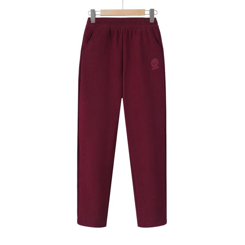 Hodo Women's Corduroy Plush Lined Tapered Pants