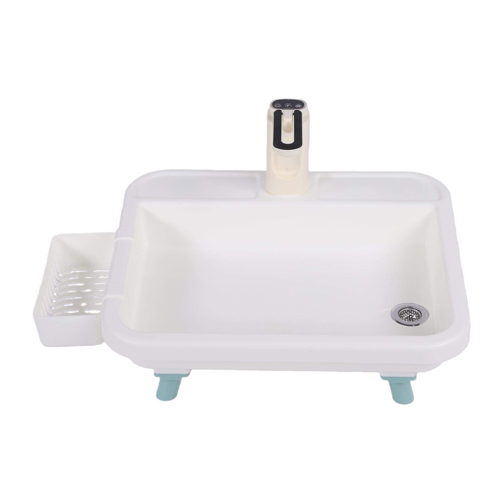 Portable Sink Multifunctional Electric Water Pump Outdoor Hand Wash Basin for Camping Garden