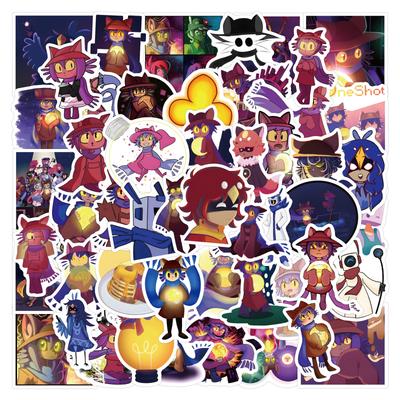 60 New Oneshot Graffiti Stickers Decorate Notebook Suitcase Personality Stickers