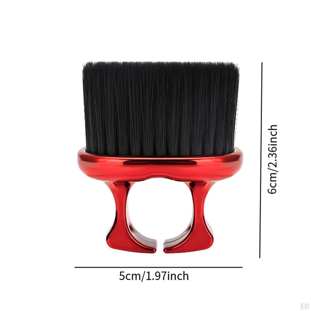 Hair Brush Neck Duster Cleaning Ring Design Comfortable Grip Cutting Sturdy Soft Barber