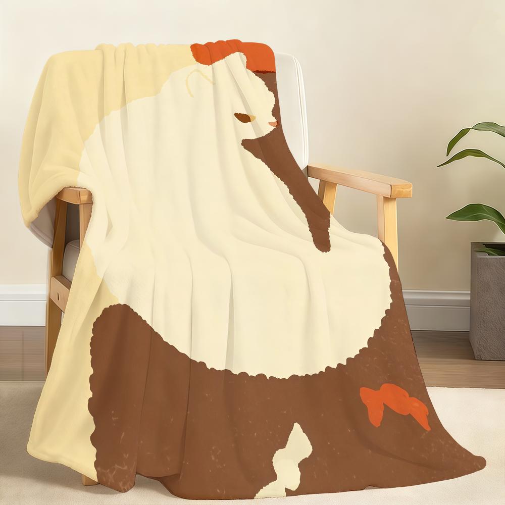 Cute Cartoon Cat Art Kawaii Blanket Soft Throw Blanket for Home Bedroom Bed Sofa Picnic Travel Office Rest Cover Blanket Gift