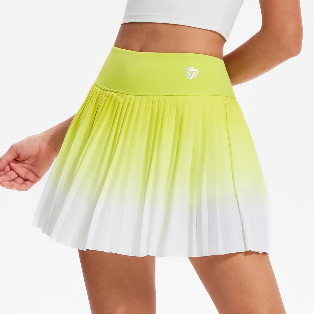 Tennis Skirt Spring Summer Fabric High Waist Pleated Activewear For Women