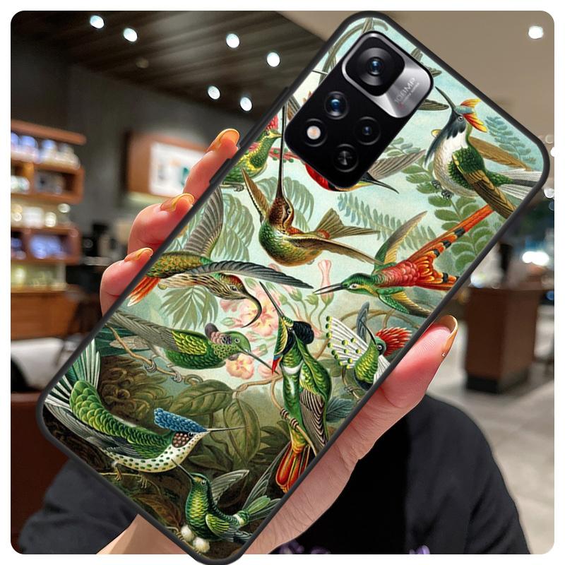 Hummingbird For Redmi Note 11 Pro Case For Redmi Note 12 8 9 10 Pro 8T 9S 10S 11S 12S 12C 9C 10C Coque
