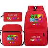 Spotted Garden Primary School Bag Shoulder Bag Pencil Bag Three-piece Set