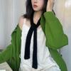 Y2K Long Narrow Scarves Korean Style Sweet Scarf Cool Knitted Scarf  Streetwear