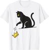 No Kings, Black Cat Kicking Crown T-Shirt