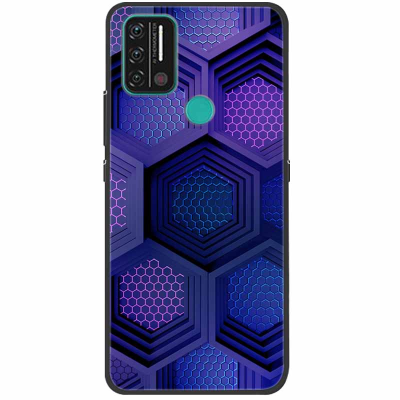 Weiche bedruckte Hülle für Umidigi A9 Pro Hülle Silikon Schutzhülle Schwarze Hüllen für Umidigi A7 Pro Niedliche Katze A9Pro A 9 A7Pro