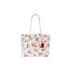 Mollie Cow Leather Tote Bag , Shopping Bag , One Shoulder Handbag 34 Women's White (Unisex) Shoulder Bags CE627 IMCAH
