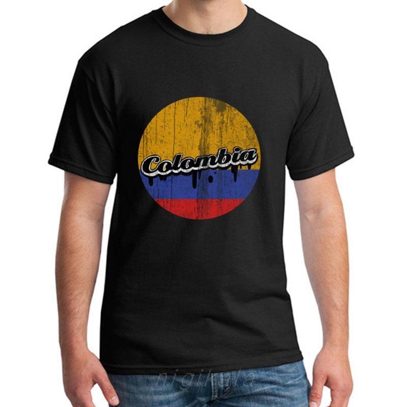 

Fashion Colombia Bogota T-shirt Summer Fashion Funny Printing Casual 100%Cotton Men s Tee 4XL