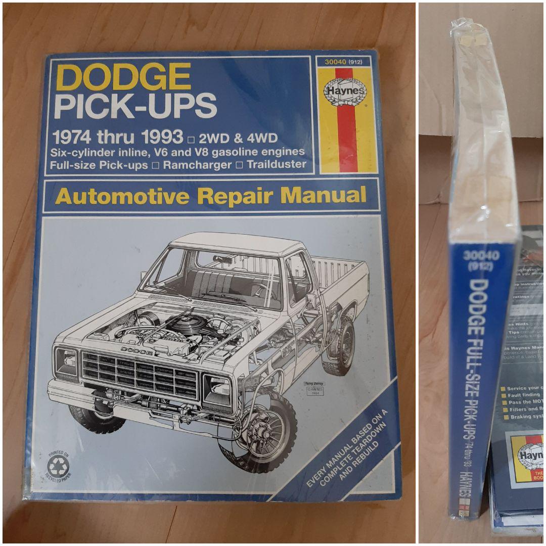 

[USED] New and used Haynes maintenance book, foreign book, DODGE PICK-UPS