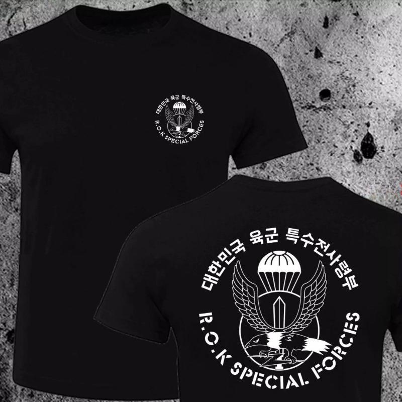 Summer Men's Letter Printed Plus Size Round Neck Short Sleeved 100% Pure Cotton Soft and Loose Military Style Breathable T-shirt