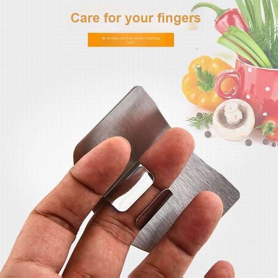 3 pcs Stainless Steel Finger Guard Cutter Protector Kitchen Gadget