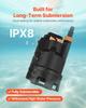 690W Submersible Sump Pump, 17500 L/H, PP-GF20 Submersible Sewage Dirty Clean Water Pump with Automatic Float Switch, Long Cord, 9M Max Lift, for