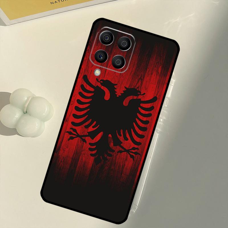 Albania Flag For Samsung Galaxy M16 M06 M12 M55 M15 M35 M14 M34 M54 M11 M21 M31 M13 M33 M53 M32 M52 Case