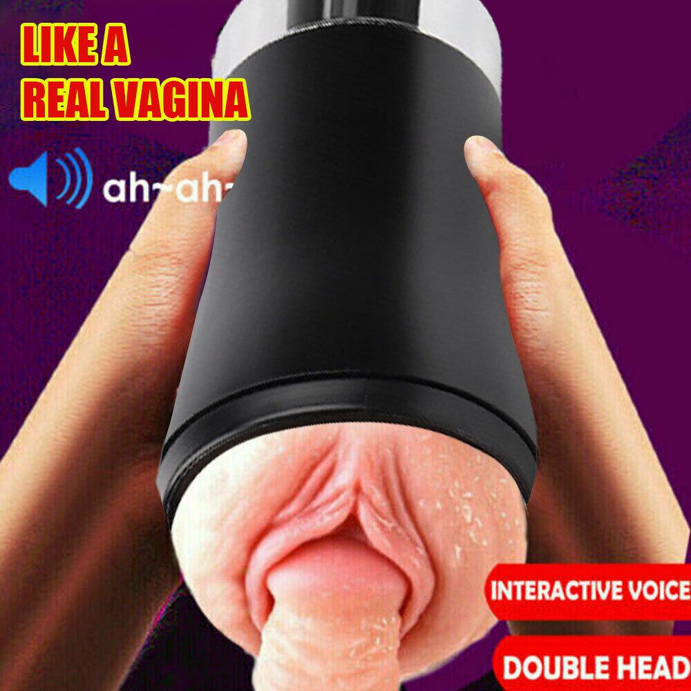 Automatic Male Mastubator-Blowjob Pocket Pussy Handsfree-Stroker Sex Machine Toy