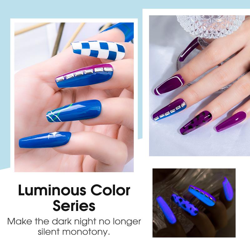 ROSALIND Mini Soak Off Eon Luminous Nail Gel Polish Bright For Nail Art Design LED/UV Lamp