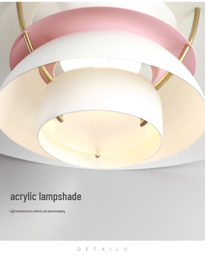 Danish UFO Pendant Light: Nordic Bauhaus Design for Dining Room or Bar