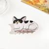 Acrylic Hair Claw Cartoon Animal Shape Hair Clip Spring Design Anti-slip Strong Grip Back Head Shark Clip Hair Accessory