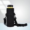 Kuymquat Water Bottle Case Keeps Bottles Cold Adjustable Shoulder Fits Bottles Up To 9cm In Black & Cover, Insulated, & Hot, 1000ml-1200ml, Neoprene,