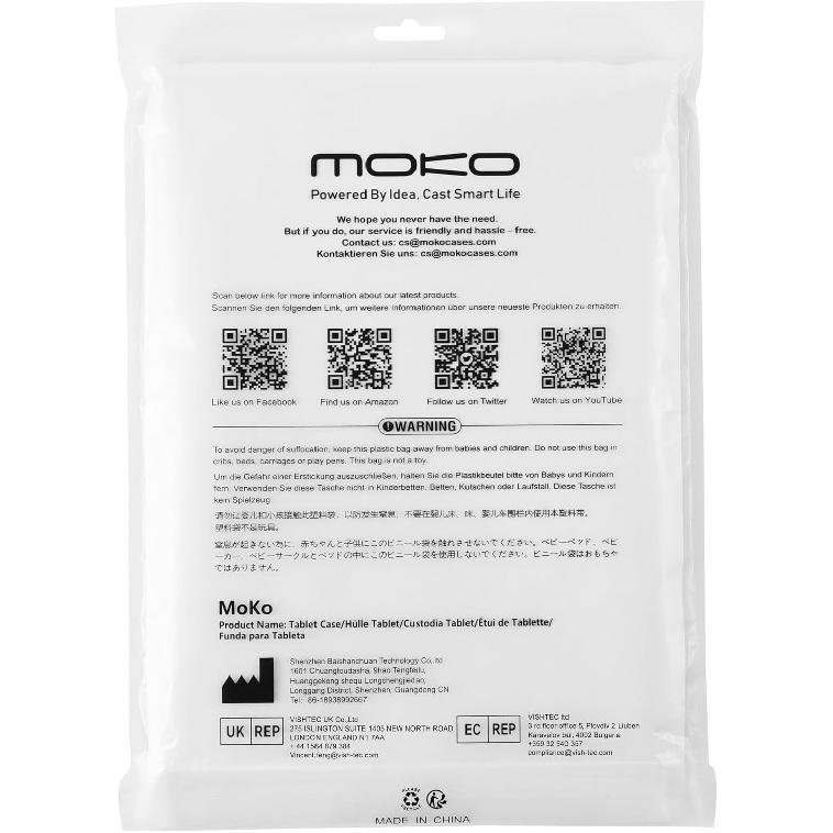 MoKo Case Fits Kindle Fire Max 11 Tablet (13th Gen, 2023 Release) 11" - Slim PU Leather Trifold Stand Cover for Kindle Fire 11 Tablet Colored Hard