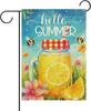 Hello Summer Lemon Squeezer Decorative Garden Ag, Lemonade Mason, 12 X 18 XXQ