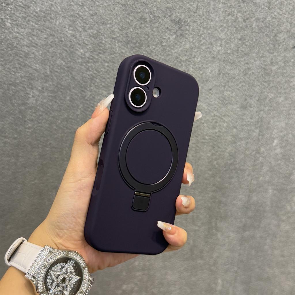 Liquid Silicone for Magsafe Bracket Stand Holder Case for iPhone 17 16 15 14 13 12 Pro Max Plus Air Camera Control Button Cover