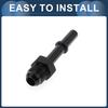 INFINAUTO Fuel Line Connector 6AN Female To Male 5/16Npt Automotive Quick Disconnect EFI Fitting