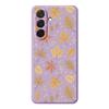 For Samsung Galaxy A36 5G Case Leaves Pattern Printing Straight Edge TPU Phone Back Cover