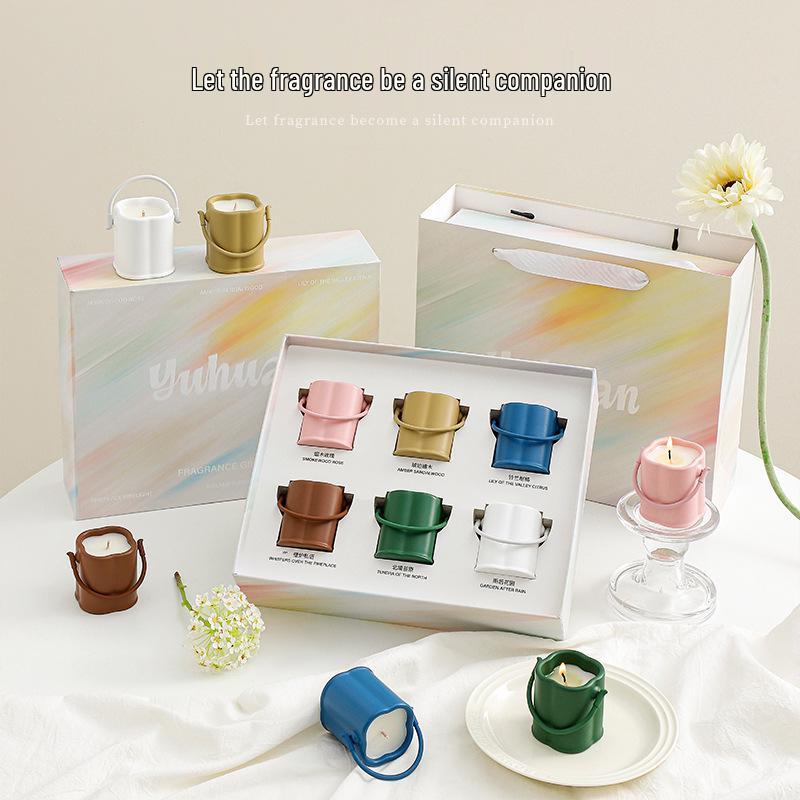 Luxurious Aromatherapy Candle & Diffuser Gift Set for Home Atmosphere - Perfect for Birthdays & Newlywed Souvenirs