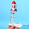 1 Sada DIY Model Raketometu Ručně Vyráběné Dřevěné Puzzle Vzduchem Poháněná Raketa Stavební Řemesla Děti STEM Vzdělávací Vědecký Experiment Hračka