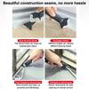 Silicone Scraper Squeegee Glue Remover Knife Caulking Angle Beauty Crack Trowel Tool Grout Scraper Kit With 5Pcs Scraper Head