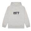 Herren Fleece-gefütterter Kapuzenpullover mit geprägtem Buchstaben-Print Lockerer Schnitt Streetwear Pullover