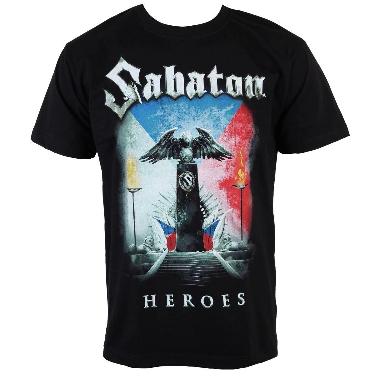 Sabaton - Футболка Heroes Хлопок Для Мужчин Футболка Размер S-4XL M103 L