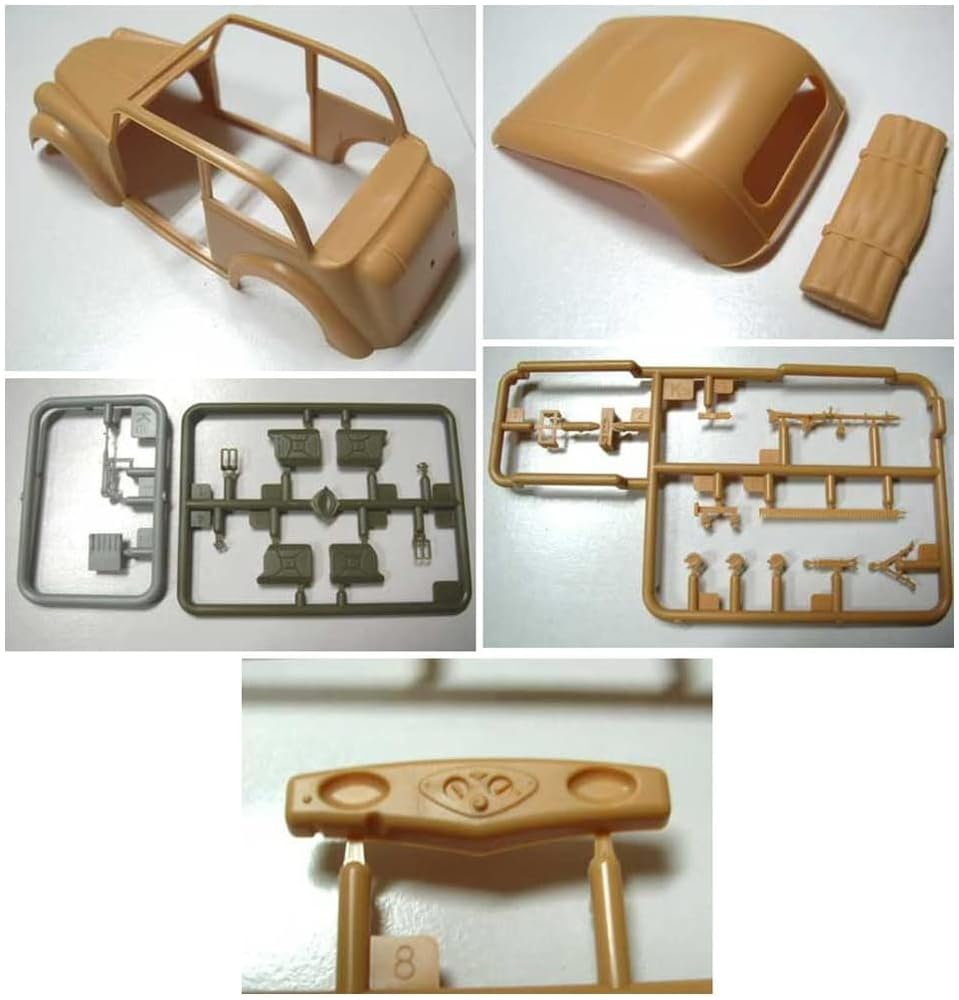 Bronco Model 1/35 Scale German Small Commander's Car, Open Car, 1937, Plastic Model Kit CB35047
