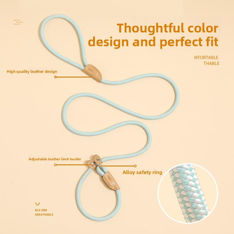 Dog Leashes, Explosion-proof Impact Training, Small, Medium and Large Dog Chains, Collars, Dog Walking Pet Supplies