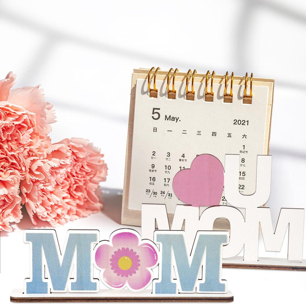 Decorațiuni de Ziua Mamei Scrisori de Dragoste Ornamente din Lemn Decorațiuni pentru Petrecerea de Ziua Mamei Decorațiuni Decupate pentru Grădini