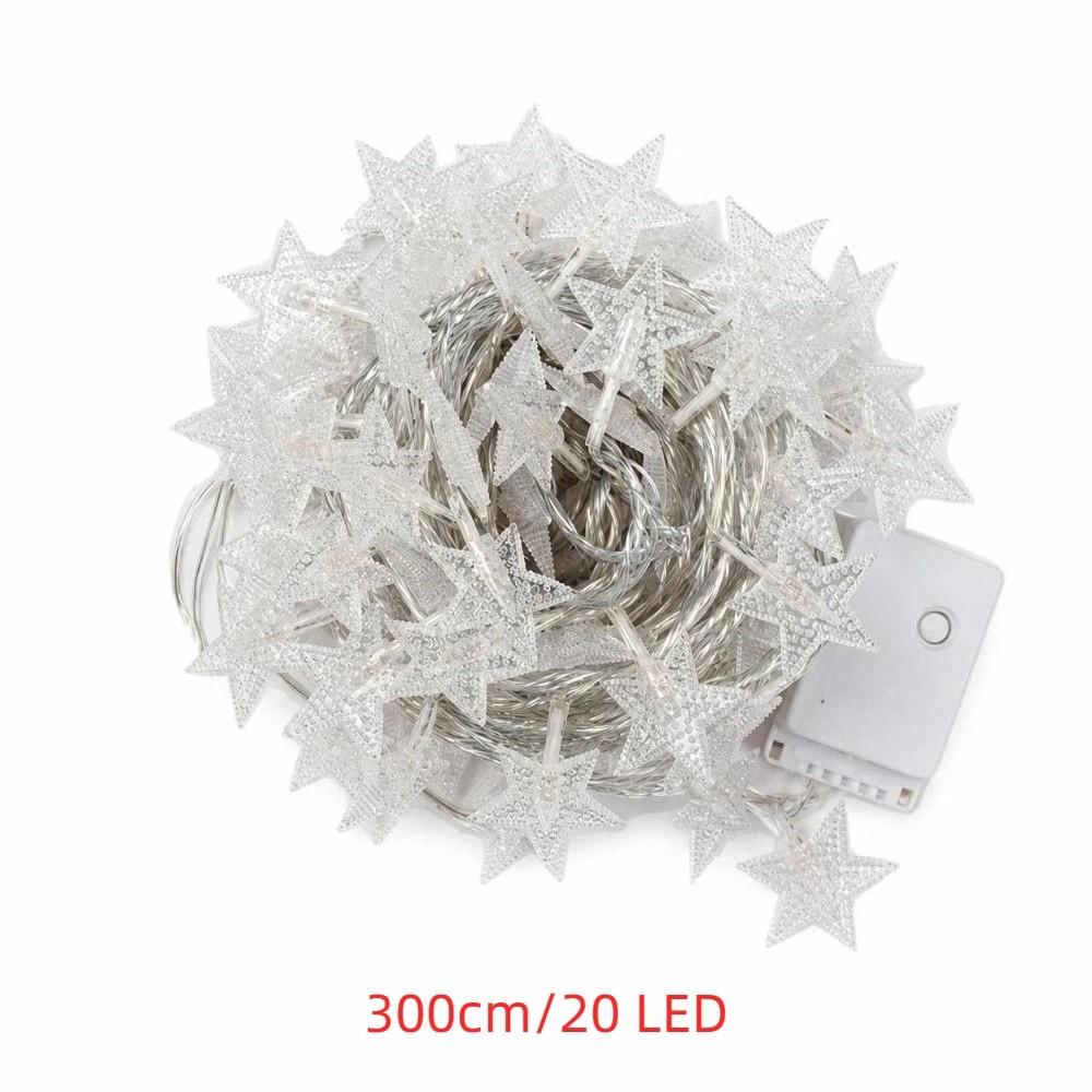 Warm White LED String Light 20 LEDs Garland Light Festive Christmas Tree Decor Lamp  Wedding Party